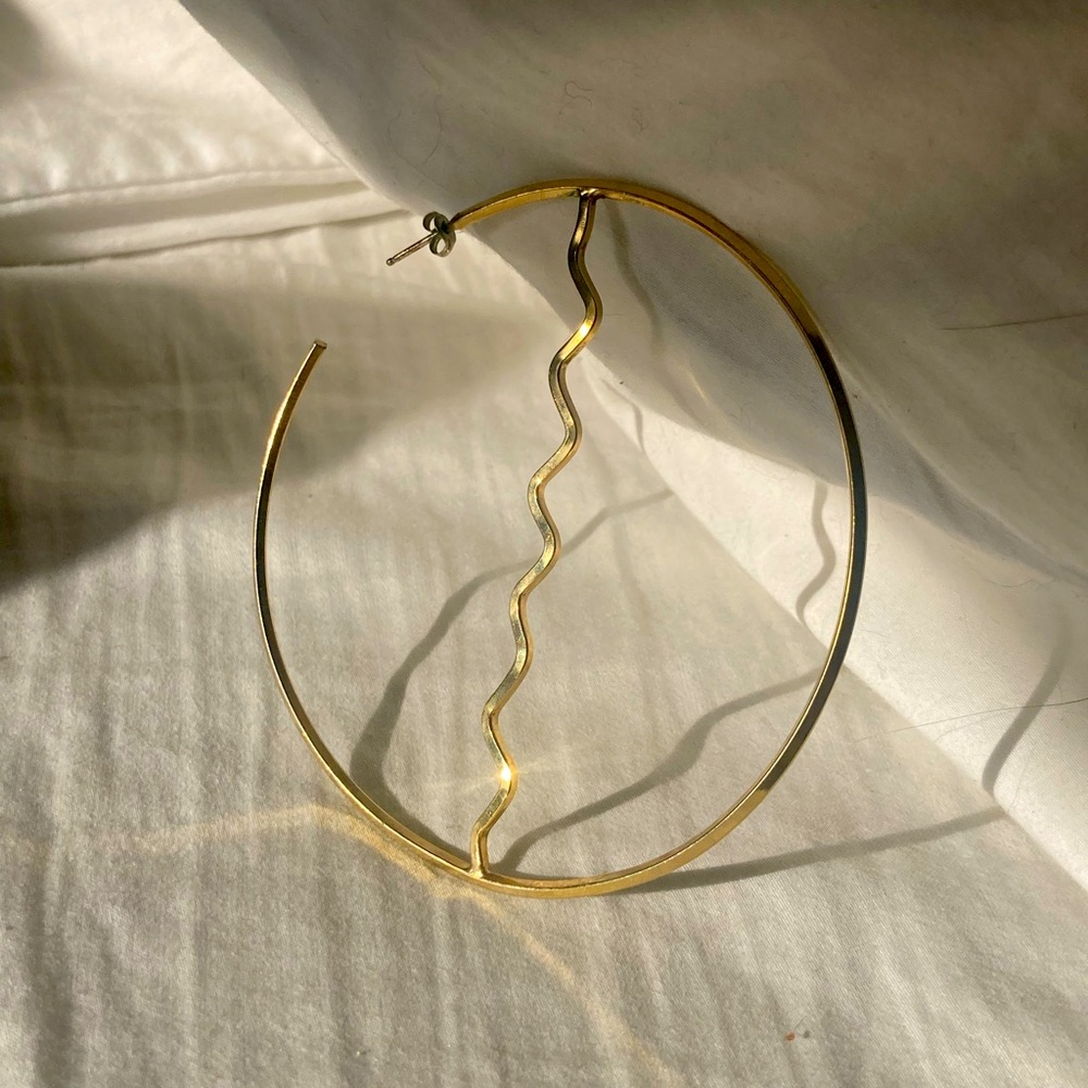 Bespoke Studio Sophia Sophia 14k gold plated hoops